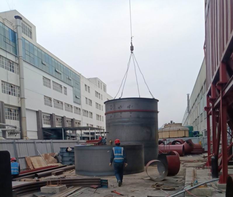 华体会线上平台(集团)官方网站环保助力绝缘子窑炉烟气治理项目高效推进