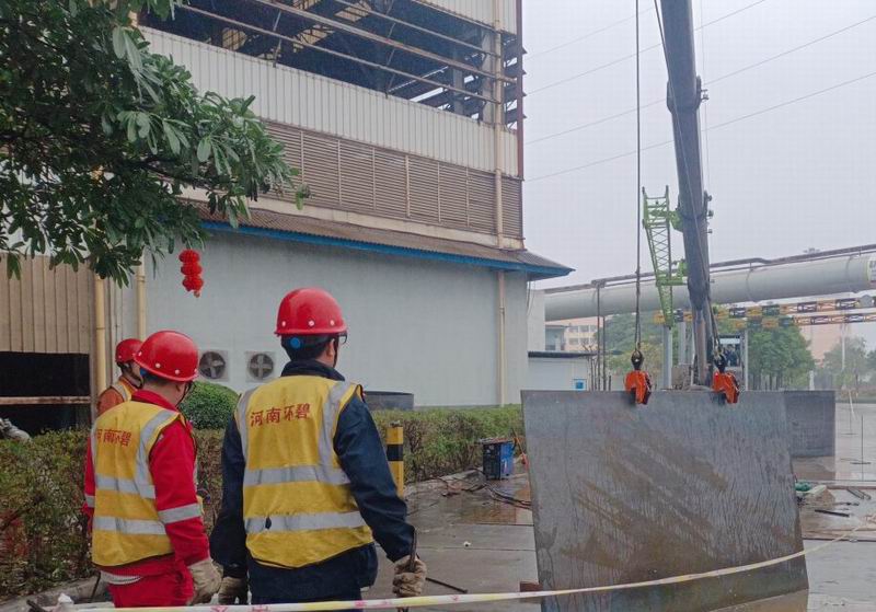 贵钢集团钢轧厂脱硫除尘项目建设施工正酣‌